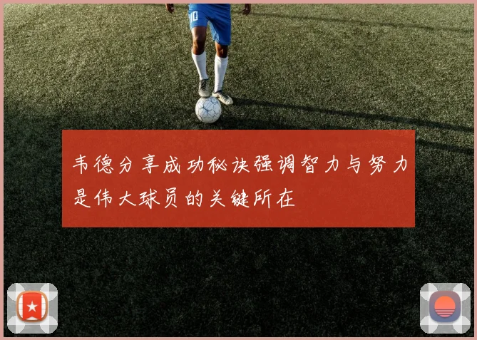 韦德分享成功秘诀强调智力与努力是伟大球员的关键所在