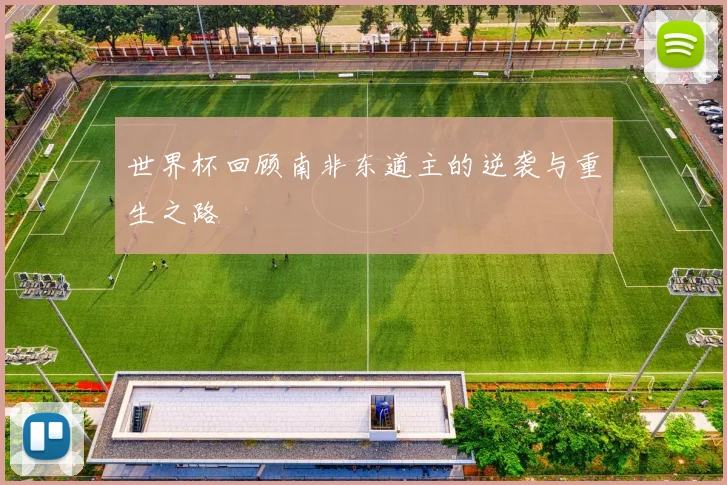 世界杯回顾南非东道主的逆袭与重生之路